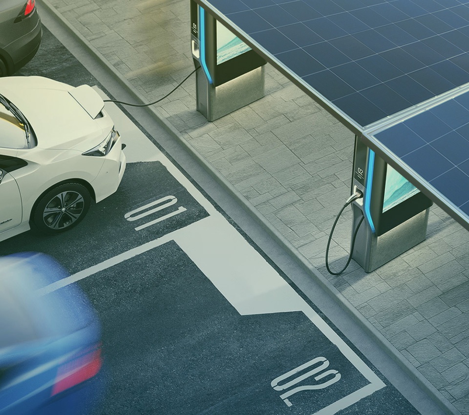 智慧電動汽車充電站